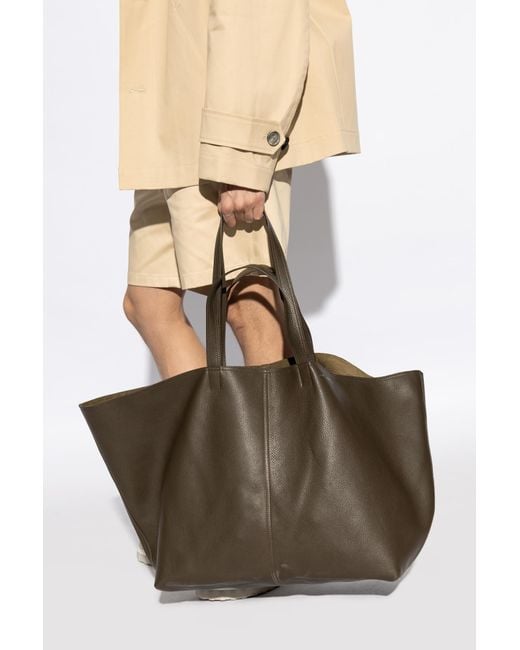 AMI Black Shopper Bag