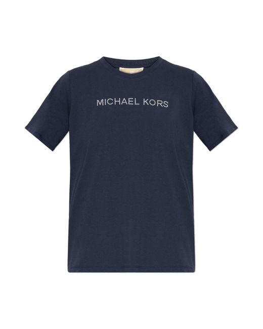 MICHAEL Michael Kors Blue T-Shirt With Logo