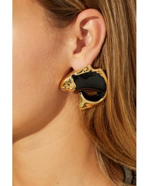 Jacquemus Black "Poisson" Earrings