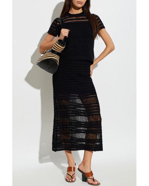 Rag & Bone Black 'Britt' Skirt