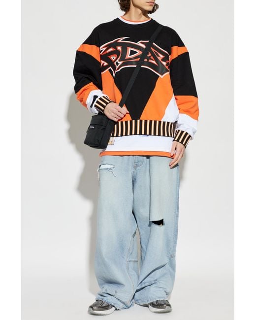 PDF Black Sweatshirt With Print for men