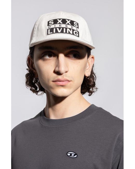 DIESEL Natural Baseball Cap for men