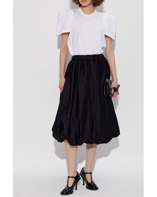 Comme des Garçons Black Flared Skirt