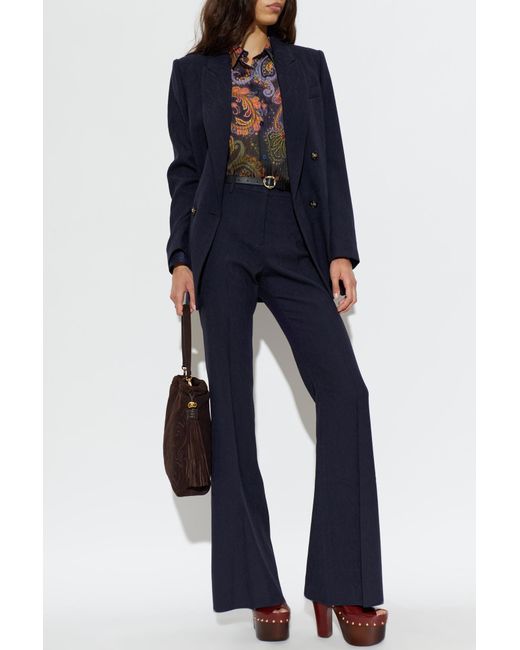 Etro Red Patterned Shirt