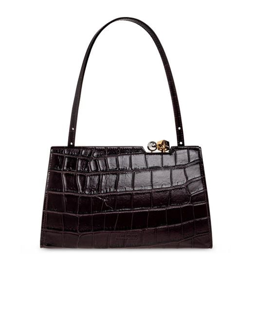Jacquemus Black Leather Bag 'Salon'