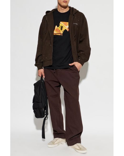 Carhartt Brown "Floyde" Trousers for men