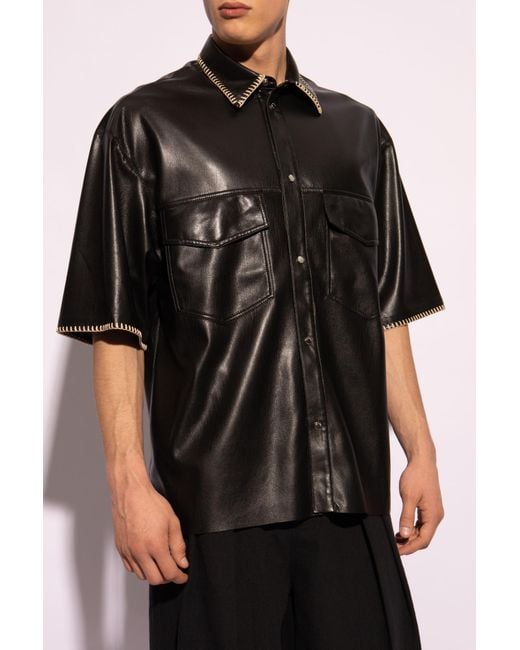 Nanushka Black 'mance' Shirt, for men