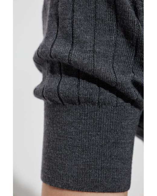 Bottega Veneta Gray Wool Top