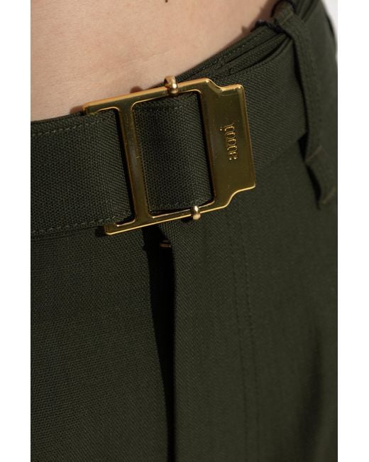 AMI Green Wool Trousers