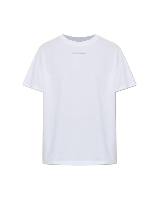 Rethinkit Studios White T-Shirt With Logo