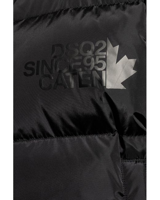 DSquared² Black Down Jacket for men