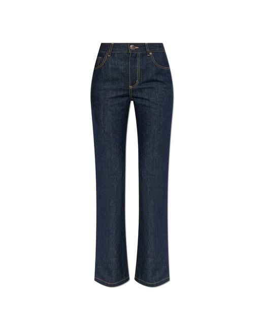 McQueen Blue 'Straight' Jeans