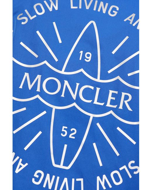 Moncler Blue 'clapier' Rain Jacket, for men