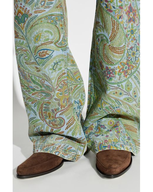 Etro Brown Suede Heeled Mules