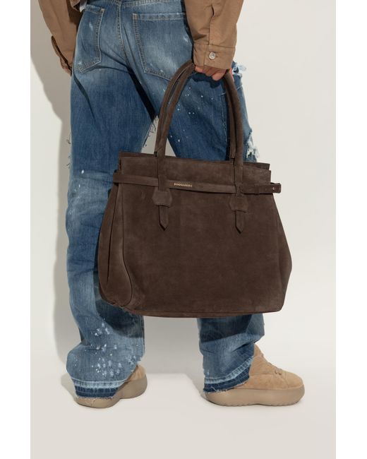 DSquared² Black Shopper-Type Bag for men