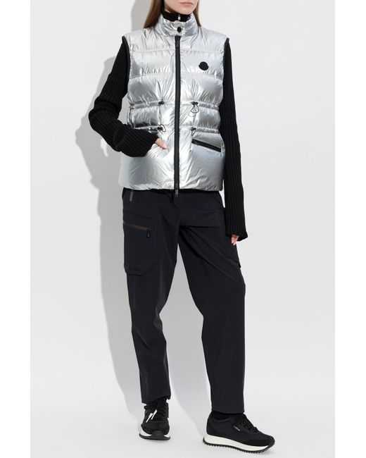 Moncler Metallic Quilted Vest "Pin"