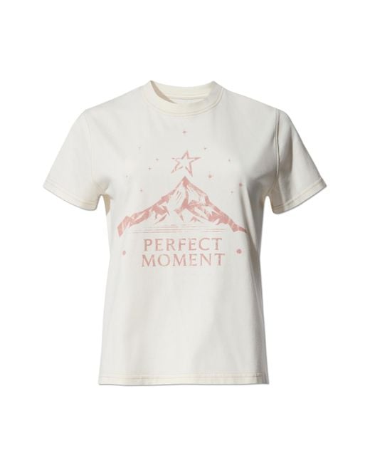 Perfect Moment White T-Shirt With A Vintage Effect