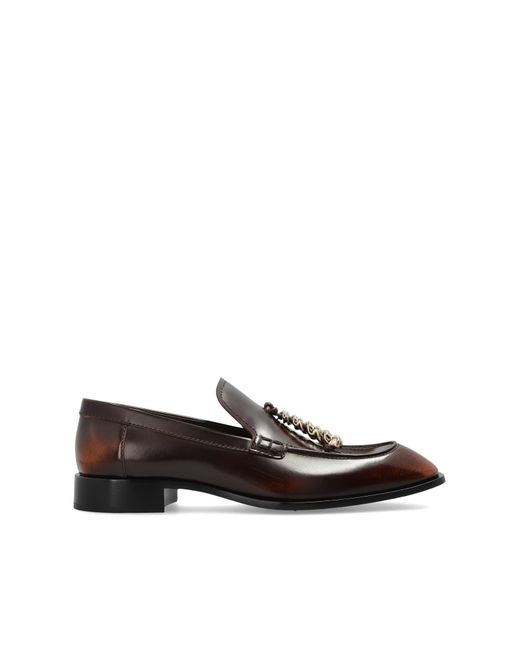 Loewe Black "Edge" Loafers Shoes