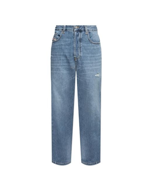 DIESEL Blue '2024 D-Macs' Jeans for men