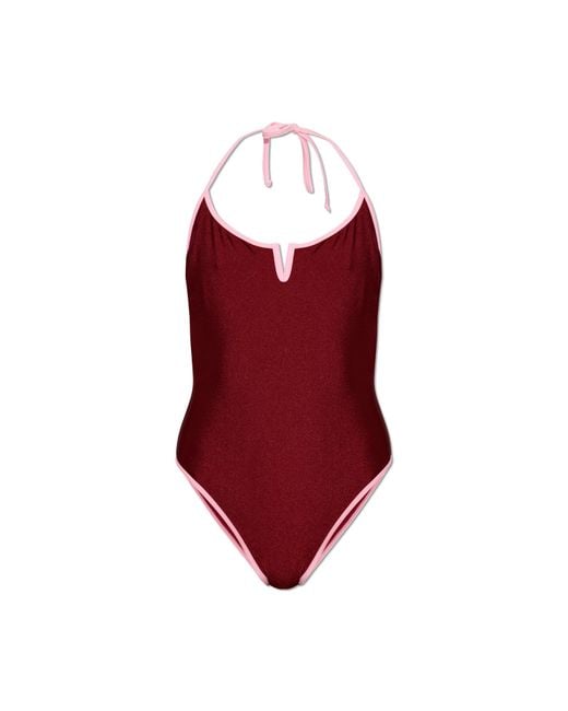 Moschino Red One-Piece Swimsuit