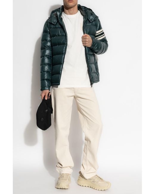Moncler Green Down Jacket 'Landre' for men