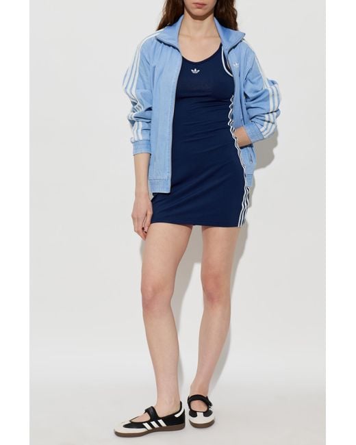 Adidas Originals Blue Dress With Logo