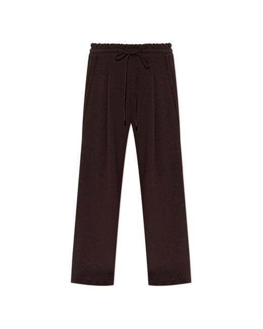 Adidas Originals White Wide-Leg Sweatpants