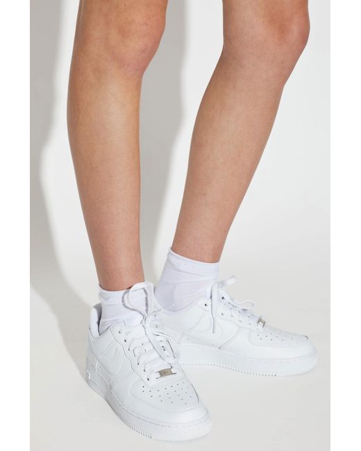 Nike White Sports Shoes "Air Force 1"