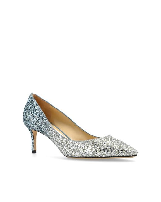 Jimmy Choo Black 'Romy' Heeled Shoes