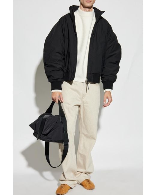 Jacquemus White Sweater 'Curvo' for men