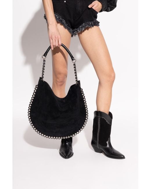 Isabel Marant Black 'Oskan Hobo' Bag