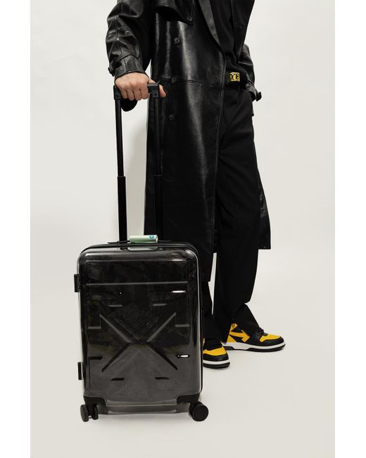 Off-White c/o Virgil Abloh Black Suitcase On Wheels for men