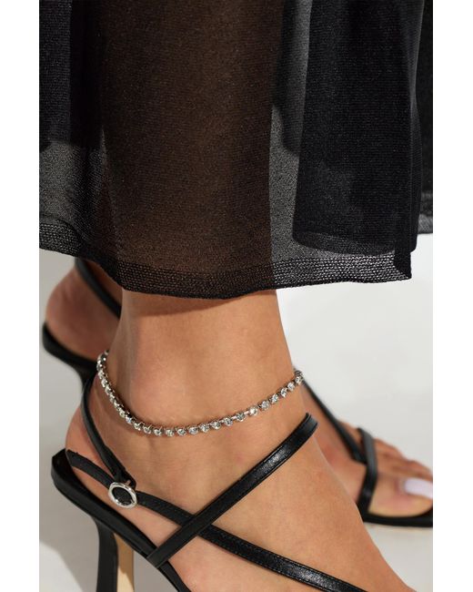 Jimmy Choo Metallic Anklet