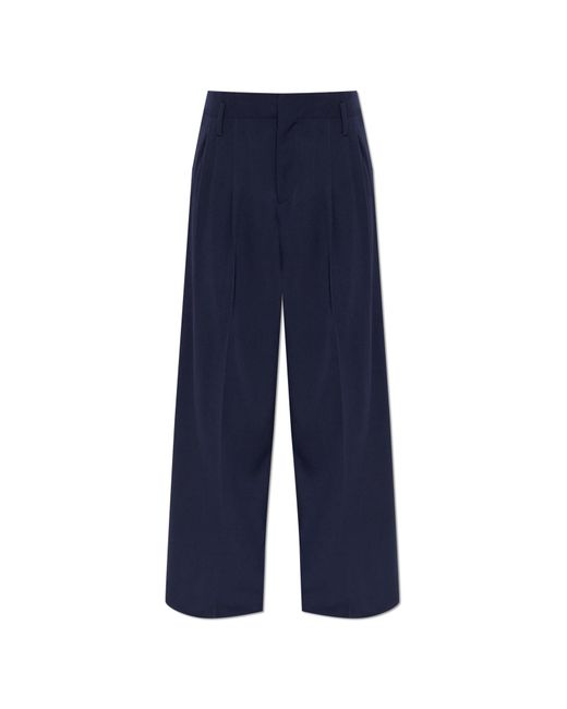 KENZO Blue Wool Trousers