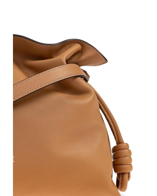 Loewe Brown Handbag "Flameno Medium"