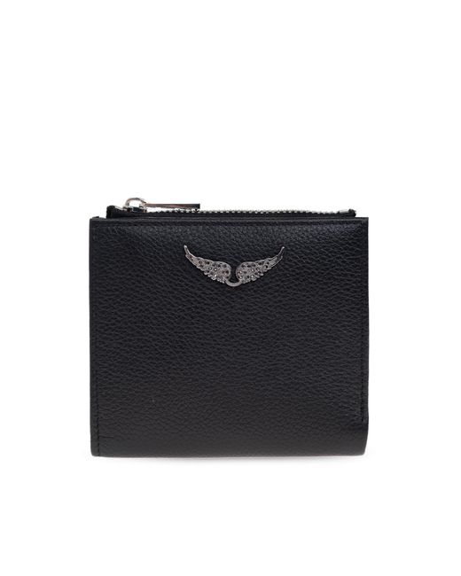 Zadig & Voltaire Black Leather Wallet