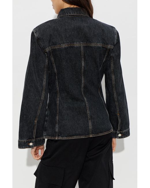 IRO Black 'Iloan' Denim Jacket