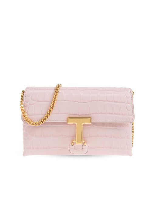 Tom Ford Pink 'monarch Mini' Shoulder Bag,