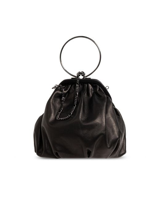Discord Yohji Yamamoto Black Leather Bag for men