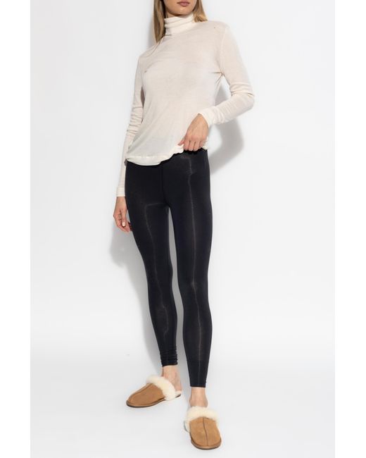 Hanro White Silk Turtleneck