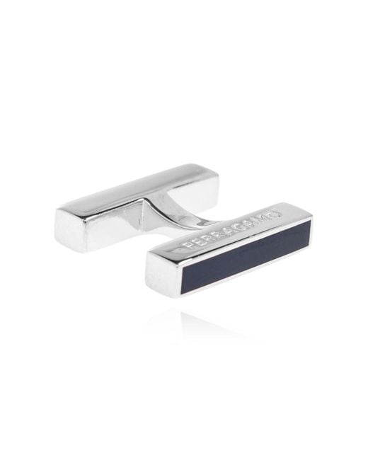 Ferragamo Metallic Cufflinks for men