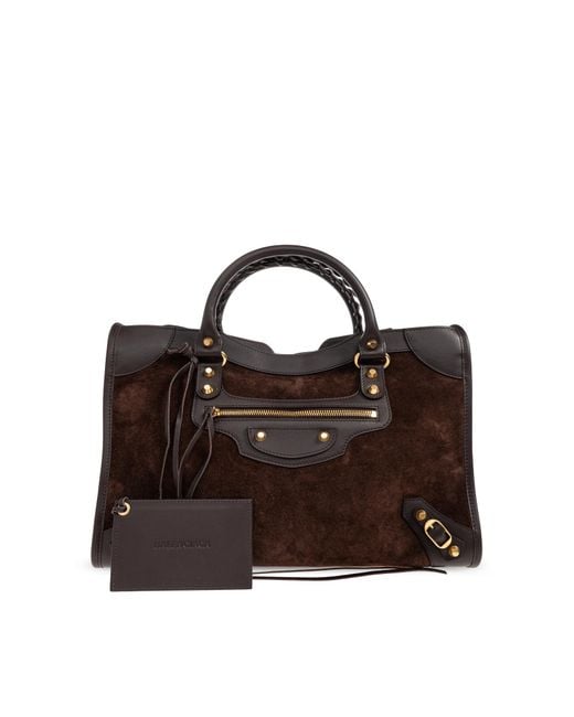 Balenciaga Brown Le City Medium Bag