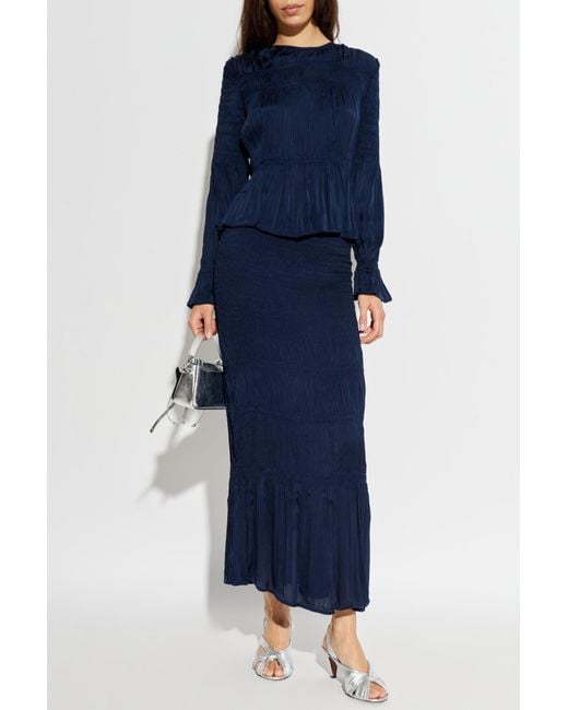 By Malene Birger Blue 'Ilona' Skirt
