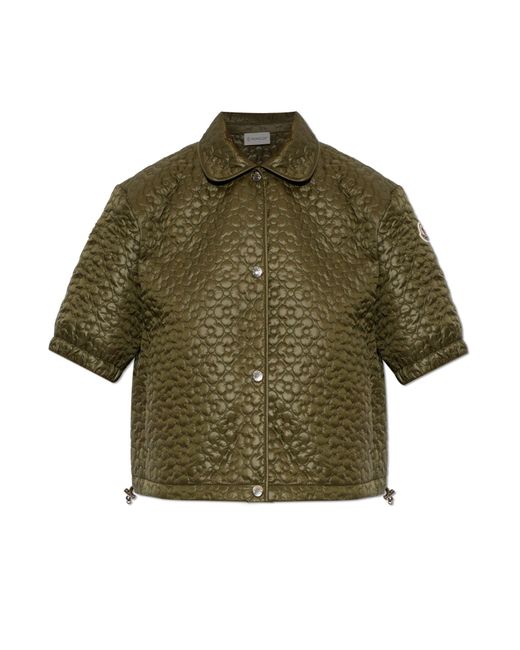 Moncler Green Quilted Shirt