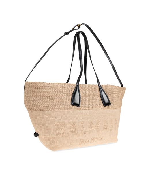 Balmain Natural Shopper-Type Bag
