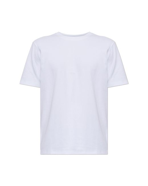 DIESEL White T-Shirt 'T-Adjust-Aa2' for men