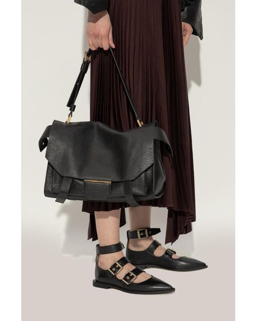 AllSaints Black Shoulder Bag "Ursa"