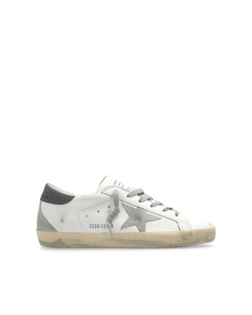 Golden Goose Deluxe Brand White Sneakers 'Super-Star Classic With Spur'