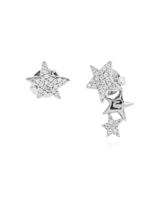 Zadig & Voltaire Metallic Earrings With Shimmering Crystals