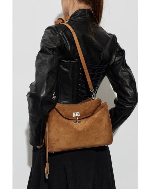 Balenciaga Metallic 'Rodeo' Hand Bag